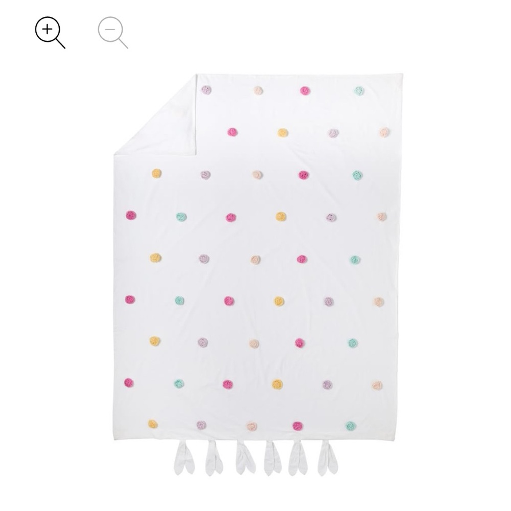 Pottery barn kids duvet & shams